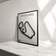 Металева Рамка 30x21см з 3D Трасою Autódromo Interlagos Circuit (Autódromo José Carlos Pace) / São Paulo, Brazil / Інтерлагос В Масштабі 1:40 000 Black Matte / Рамка-Підставка 2в1 на Стіну або Полку - зображення 4