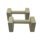 Паралетси, упори для віджимання дерев'яні Wood Gym Push Up NE-WD-20 з бука 20 см 2 шт - зображення 2