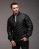 Куртка бомбер утепленная R.A. Black под кожу 3XL черная - изображение 1