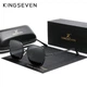 Жіночі поляризаційні сонцезахисні окуляри KINGSEVEN N7822 Black Gray - зображення 1