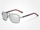 Мужские поляризационные солнцезащитные очки KINGSEVEN N724 Mirror Silver - изображение 3
