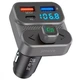 FM-трансмиттер АЗУ Proove FM Launcher Luxor SE 36W PD+QC3.0 Type-C+USB Gray - изображение 1