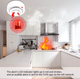 Датчик дыма WiFi Tuya Smart Life датчик пожарной сигнализации с сиреной 85 дБ детектор дыма - изображение 8