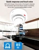 Датчик дыма WiFi Tuya Smart Life датчик пожарной сигнализации с сиреной 85 дБ детектор дыма - изображение 11