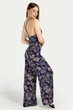 Комбинезон с цветочным принтом Bershka 5673/190/452 синий M - изображение 3