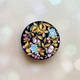 Тримач для смартфона / планшета попсокет Popsocket Чорний :: Візерунок Фрукти (принт 4_7) - зображення 1