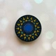 Держатель для смартфона / планшета попсокет Popsocket Черный :: Узор Цветок (принт 4_1) - изображение 1