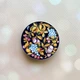 Держатель для смартфона / планшета попсокет Popsocket Серый :: Узор Фрукты (принт 4_7) - изображение 1
