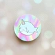Держатель для смартфона / планшета попсокет Popsocket Белый :: Китёнок-однорог (принт pop_10) - изображение 1