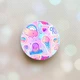 Держатель для смартфона / планшета попсокет Popsocket Белый :: Розовый мир (принт pop_13) - изображение 1
