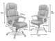 Офісне крісло Sofotel EG-227 Brown 4763525 - зображення 2