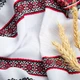 Ткань декоративная Анастасия с орнаментом красно-черная, этнический узор 4941724 - изображение 3