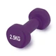 Гантель вінілова PowerPlay 4125 Achilles 2.5 кг. Фіолетова (1шт.) 4911537 - изображение 2