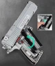 Конструктор игровой детский Пистолет Desert Eagle 528 деталь серый 4967109 - изображение 6