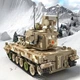 Конструктор детский игровой.Зенитная установка танк военный 1270 детали, хаки 4967100 - изображение 3