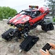 Конструктор споротивный внедорожник на гусеничном ходу на дистанционном управлениии на 1381 деталь ,красный - изображение 2