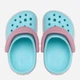 Дитячі крокси-сабо для дівчинки Crocs 207005-4S3 19-20 (C4) Мятний/Розовий (191448710481) - зображення 5