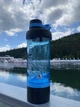 Шейкер спортивний з контейнером Casno 600 мл KXN-1199 з винчиком Синій 4911063 - зображення 3