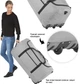 Сумка дорожня на колесах TravelZ Wheelbag 100 Liter Grey (603092) 4914936 - зображення 6