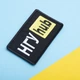 Шеврон на липучці НГУ Hub 5х9,5 см вишитий патч нашивка жовтий 4948200 - зображення 2