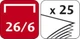 Степлер MAPED 25арк. №24/6,26/6 392710 "Start" метал.,сірий /MP.392710/ - зображення 5