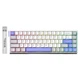 Механическая клавиатура на магнитных переключателях Aula WIN 68 HE MAX с RGB подсветкой White\Purple - изображение 1