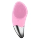Щетка-массажер Sonic Facial Brush BR-020 Pink электрическая силиконовая для чистки лица (BR-020) - изображение 1