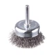 Щетка чашечная для дрели d 50 мм, 1/4" Intertool (крученая проволока) - изображение 1