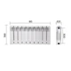Радіатор біметалічний Thermo Alliance Bi-Ferrum 300/100 1,15 кг - зображення 2
