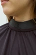 Пеньюар парикмахерский Aleks-style Neck с резиновой горловиной 140*150 из плащевки черный - изображение 3