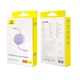 Кабель 1м Type-C to Type-C Free2Draw Mini 100W фіолетовий Baseus для зарядки і передачі даних (P10364500511-00) - зображення 10