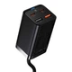 Мережевий зарядний пристрій 2USB+2Type-C+кабель подовжувач Type-C to Type-C 100W (1м), GaN3 Pro, Baseus (CCGP040101) - зображення 3