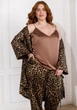 Костюм-трійка з шовку Армані Merlini 22206 46-48 Бежево-чорний - зображення 3