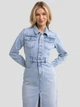 Плаття-сорочка джинсове міді осіннє жіноче Big Star Laylana 162 XL Блакитне (5900714830861) - зображення 6