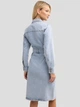 Плаття-сорочка джинсове міді осіннє жіноче Big Star Laylana 162 M Блакитне (5900714830885) - зображення 2