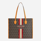 Torba shopper damska duża Guess Silvana HWSC8665230-BKG Pomarańczowa (800070325043) - obraz 1