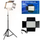 Светодиодная лампа панель Camera Light RL-900 + штатив для фото и видео с пультом 3000k-6500k размер 23х16 см - изображение 1