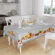 Скатертина кухонна кольорова 140*220 cм Golden Laurel , Туреччина 8828-4 - зображення 1