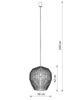 Підвісний світильник, люстра Nowodvorski 11164 Haiti M E27 1x25W IP20 Бежевий (11164) - изображение 5