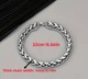 Чоловічий масивний Подвійний браслет Steel Rage Silver сталь 316L, 22 см - зображення 6