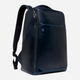 Plecak męski skórzany 18L Piquadro CA6591B2/BLU2 Ciemnogranatowy (800070326292) - obraz 3