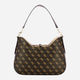 Сумка хобо жіноча середня Guess Eco Brenton HWESG839002-BNL Коричнева (800070325035) - зображення 2