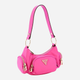Torebka bagietka damska mała Guess Eco Gemma HWEYG839571-VVR Różowa (800070326040) - obraz 3
