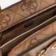 Сумка шопер жіноча Guess Izzy 2 HWOS8654220-LTL Коричнева (800070334895) - зображення 3