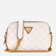Torebka crossbody damska mała Guess Giully HWQA8748140-IVO Biała (800070316639) - obraz 1