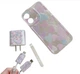 Панель Сердечка для Apple Iphone 13 ProMax Transparent + Чохол для зарядного пристрою - зображення 1