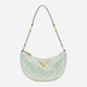 Сумка хобо жіноча маленька Guess Giully HWQI8748120-MNT Зелена (800070316654) - зображення 1