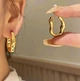 Сережки біжутерія "Схема кільця" jeweston Золотого кольору - зображення 2