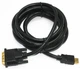 Кабель передачі відео Cablexpert CC-HDMI-DVI-6 1.8m - изображение 1