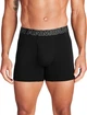 Трусы (боксерки) Under Armour PERFORMANCE COTTON 6IN 3-PACK BOXERJOCK черные (3 пары) L 1383889-001 - изображение 2